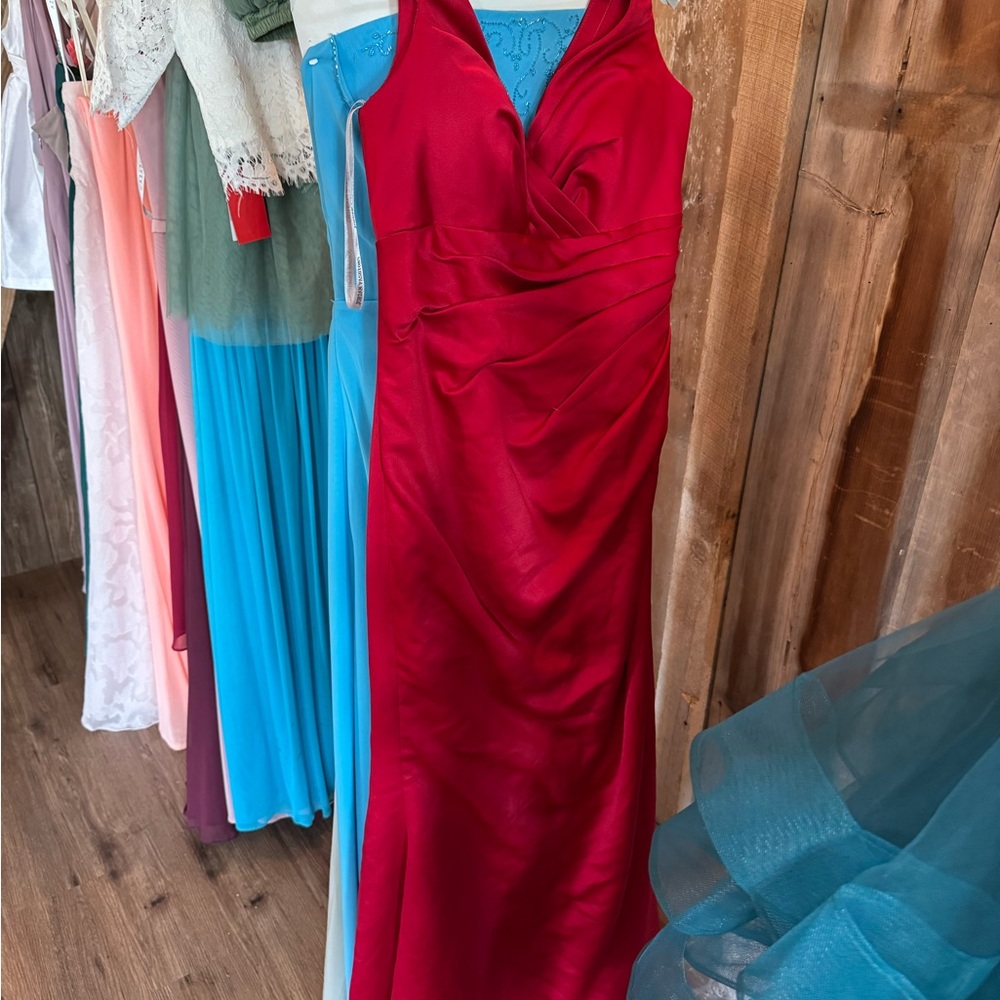 Jordan Vibrant Red Wedding Dress